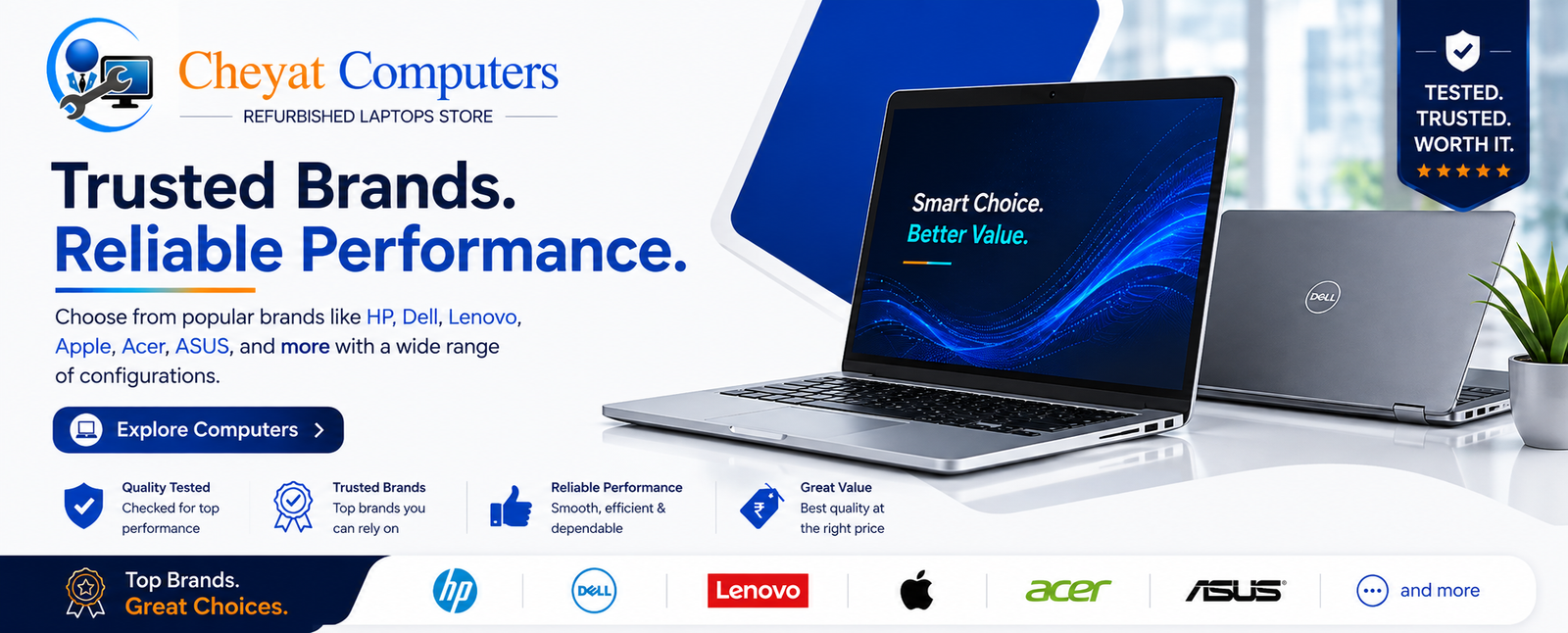 Refurbished Laptops Smarter Choice 1